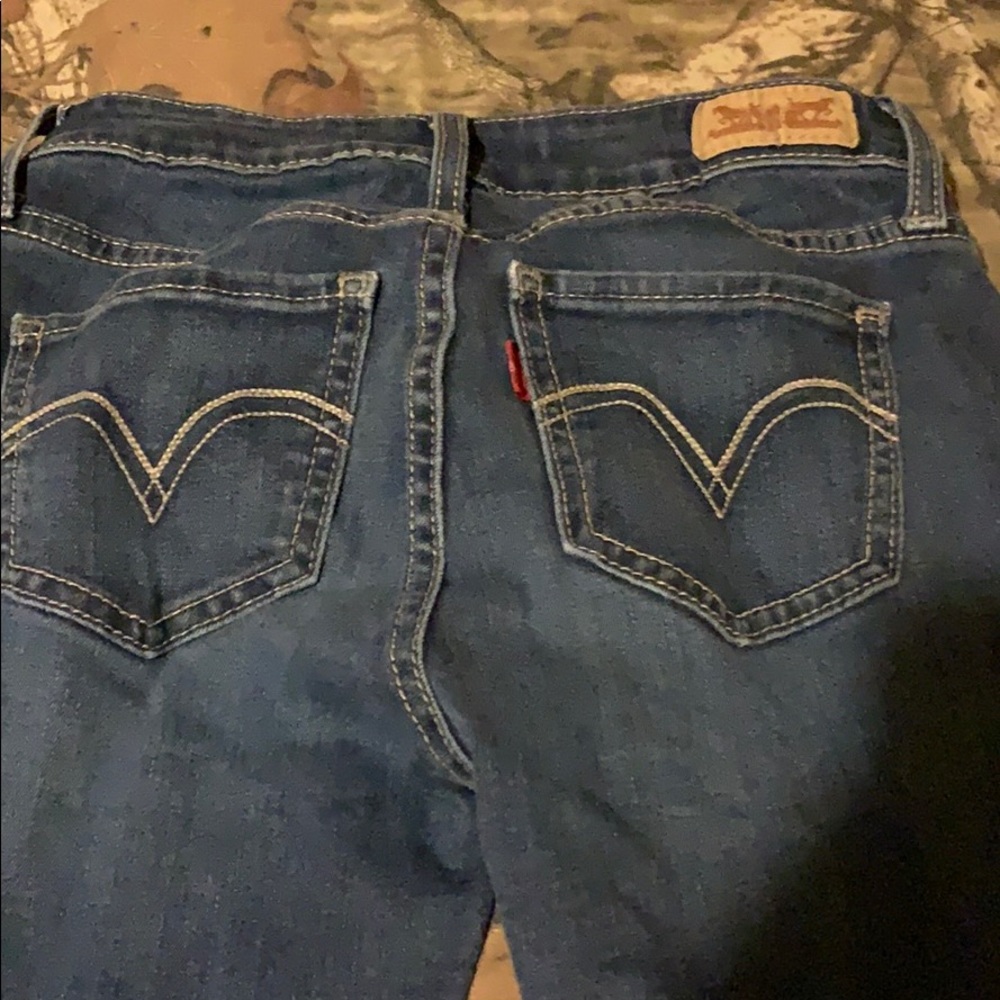 Levi’s blue jeans!